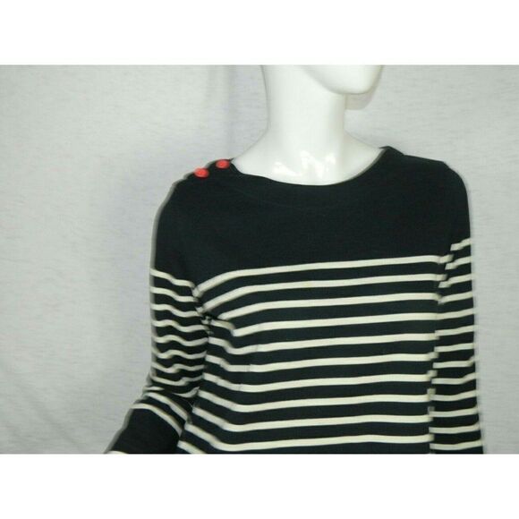 Anthropologie Allihop Dress Blue White Stripes Size Small - Picture 4 of 8